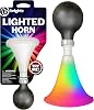 Brightz LED Color Changing Bike Horn – Fun Squishy Bicycle Horn Lights Up with Every Squeeze for Kids, Adults, Scooters & Golf Carts