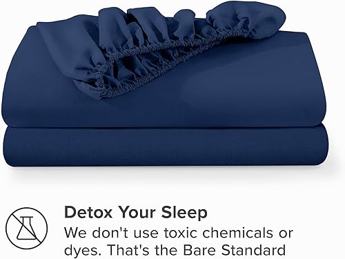 Miniatura 7 de Bare Home - Sábana bajera ajustable, paquete de 2 unidades y 5 unidades