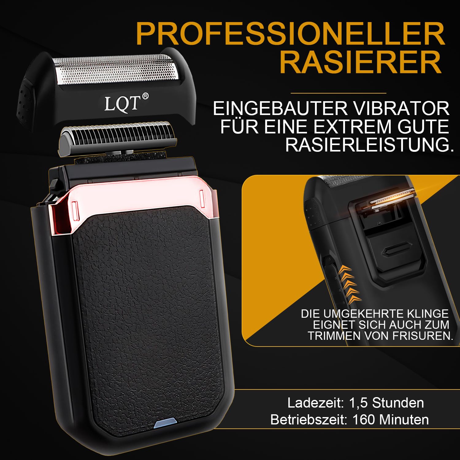 Haarschneidemaschine Set Herren - 5-in-1 schnurloser Haarschneider mit LED-Bildschirm, verstellbarem Bart- & Schnurrbart-Trimmer, selbstschärfende Klingen, leise Haarschnittmaschine, bestes Geschenk
