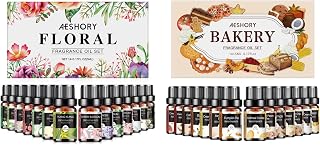 Essential Oils Set -28x5ml Bakery & Floral Fragrance Oils Set for Candle Making, Soap Scents & Diffuser