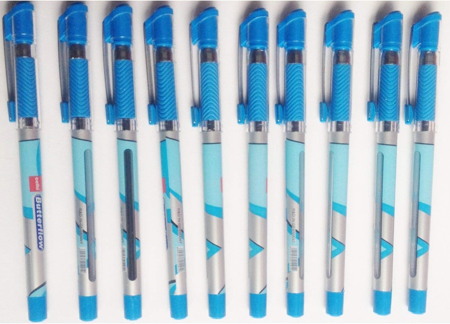 Butterflow Ballpoint Pen Blue Pack of 10