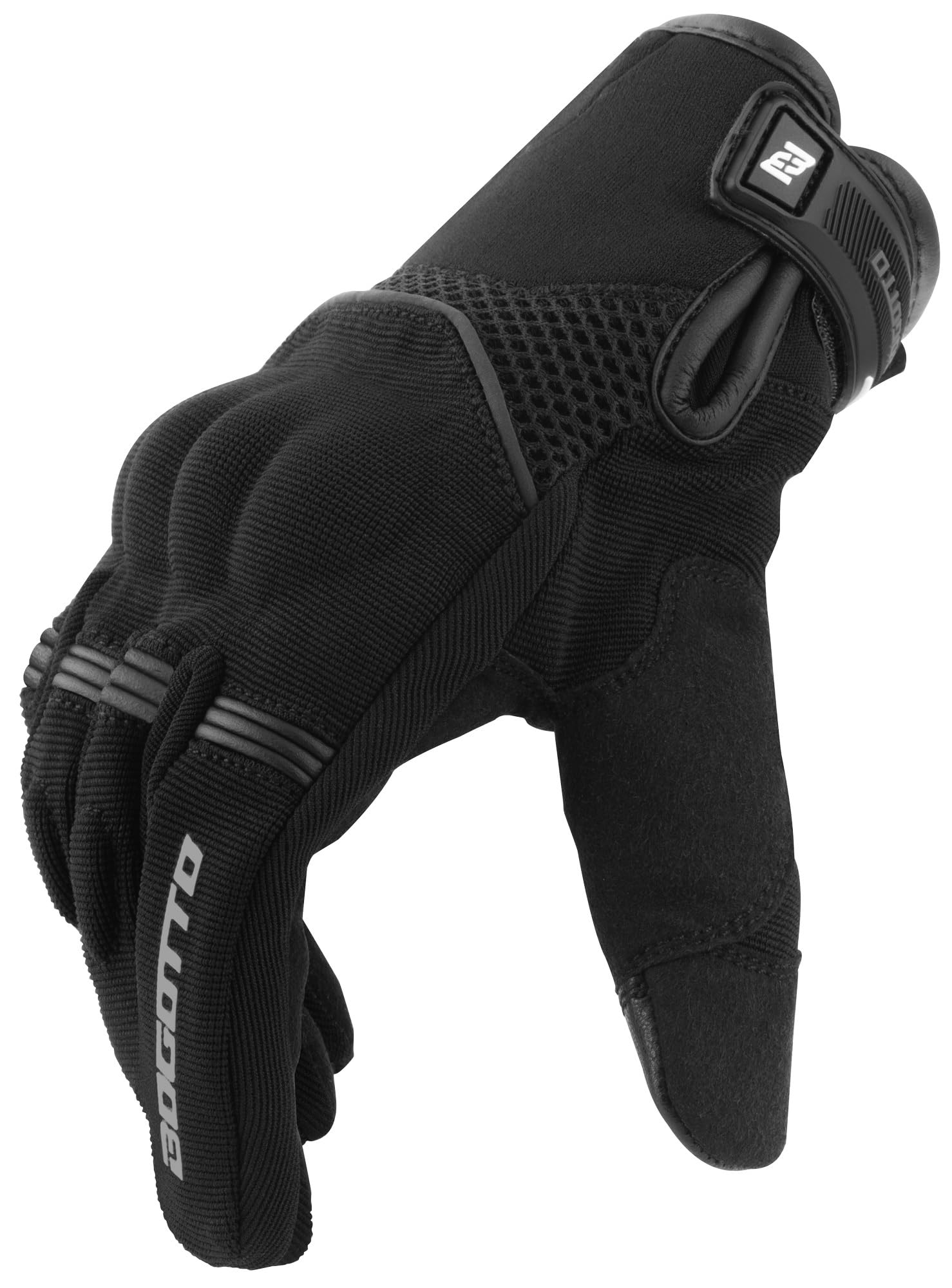 Bogotto Clutch-RS Rękawice motocyklowe, czarny, S
