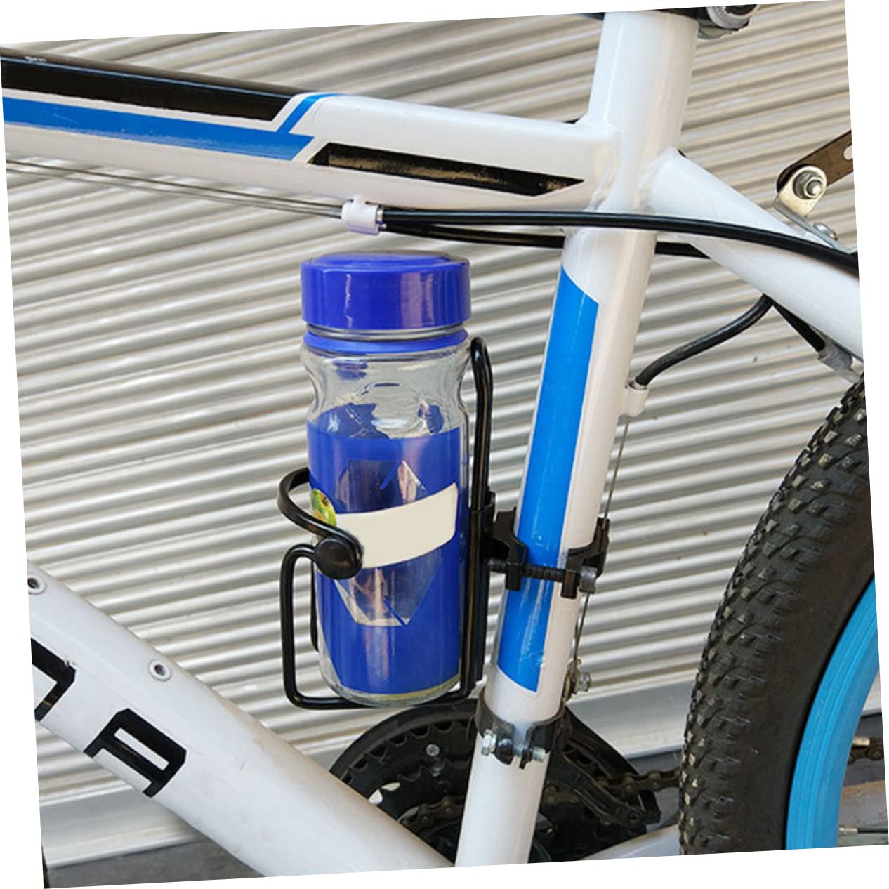 Sosoport 4 Piezas jaulas botellero de Ciclismo Accesorios para Bicicletas Soporte para Botella de Agua para Bicicleta portabotellas Profesional para Bicicletas aleación de Aluminio Negro