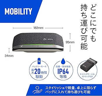 Amazon.co.jp: 【Amazon.co.jp限定】Poly スピーカー Sync 20 (国内