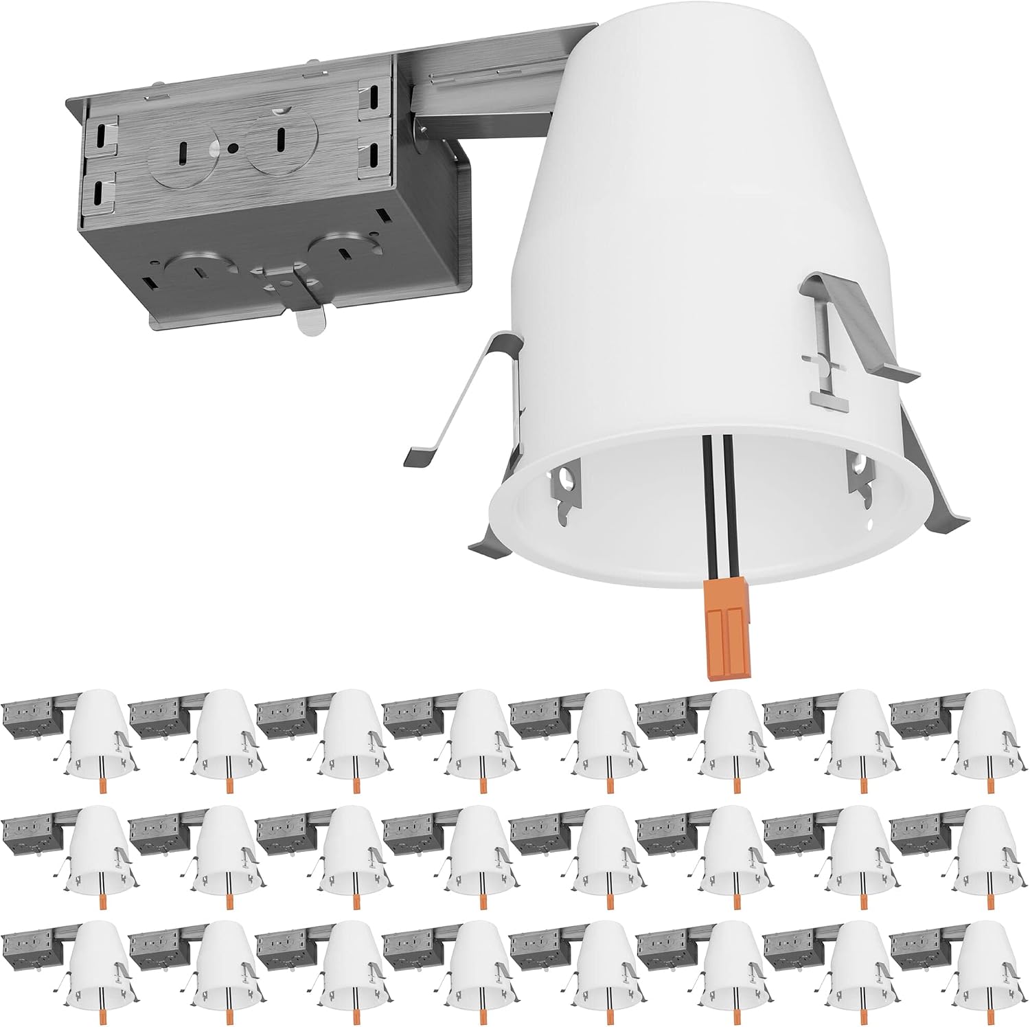 Luz Led Escaleras PATIOWIN Luces Solares Para Escalones - Paquete De 12 Unidades, Color Blanco Frío - Impermeables IP67 Patiowin Luces Patio