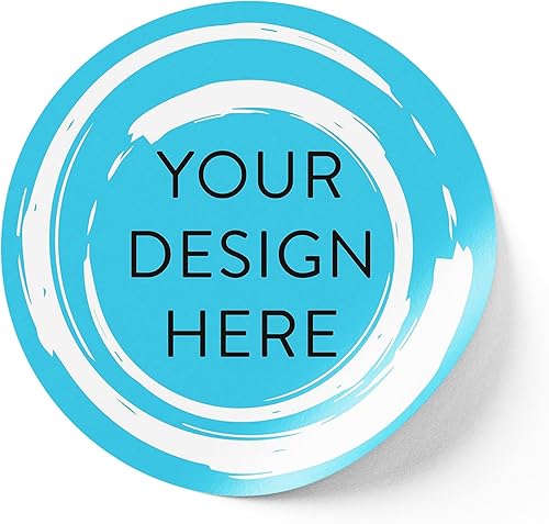 100 adhesivos de vinilo personalizables, con texto, imagen, diseño y logotipo adhesivos para logotipo de embalaje hecho a mano, botellas, tarros,