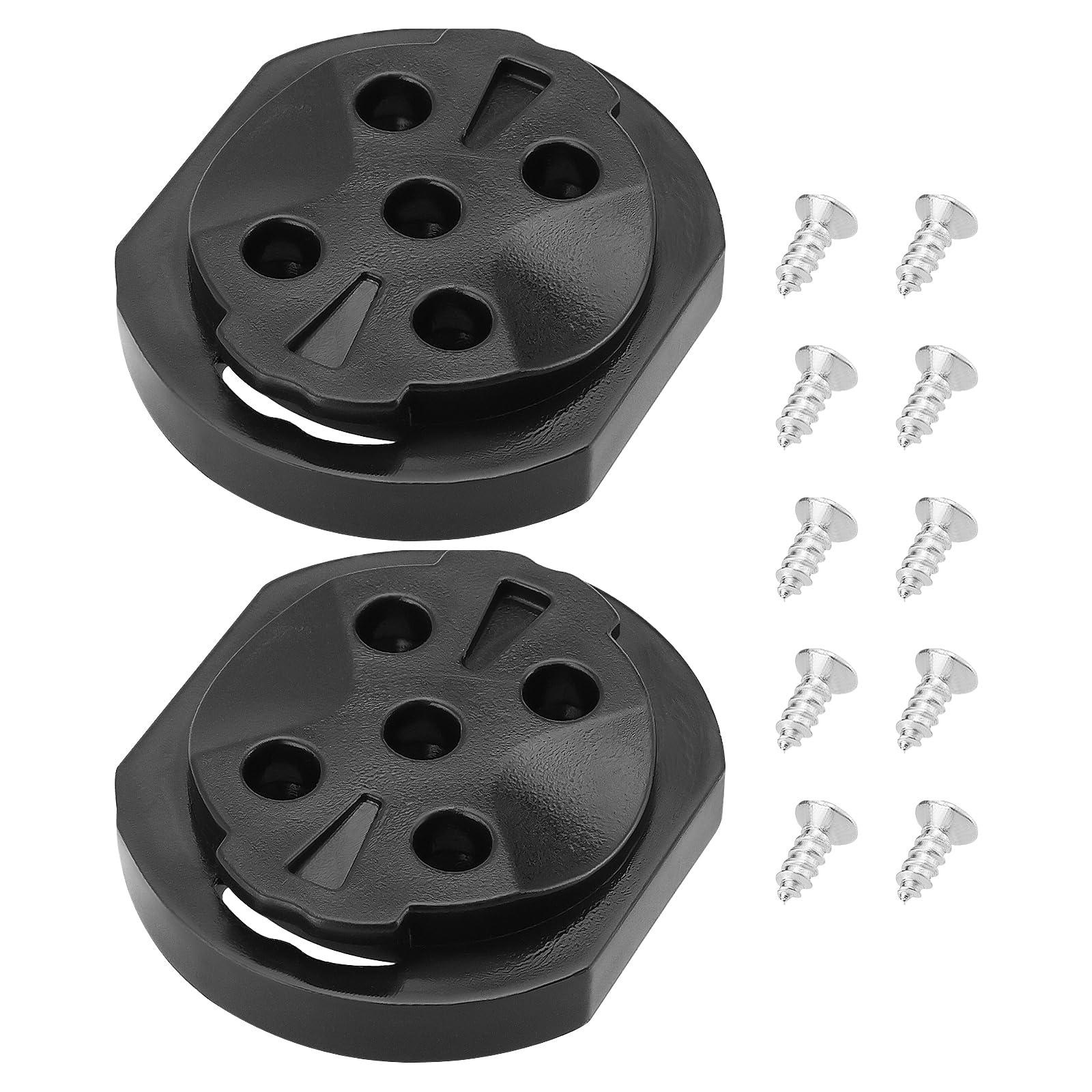 SG Store 2 Sets Bike Computer Bracket Seat Repair Mount Fixed Base Stopwatch Bracket Fixed Seat Repair Dial Fixing Base Compatible with GARMIN 33x29x5mm Black