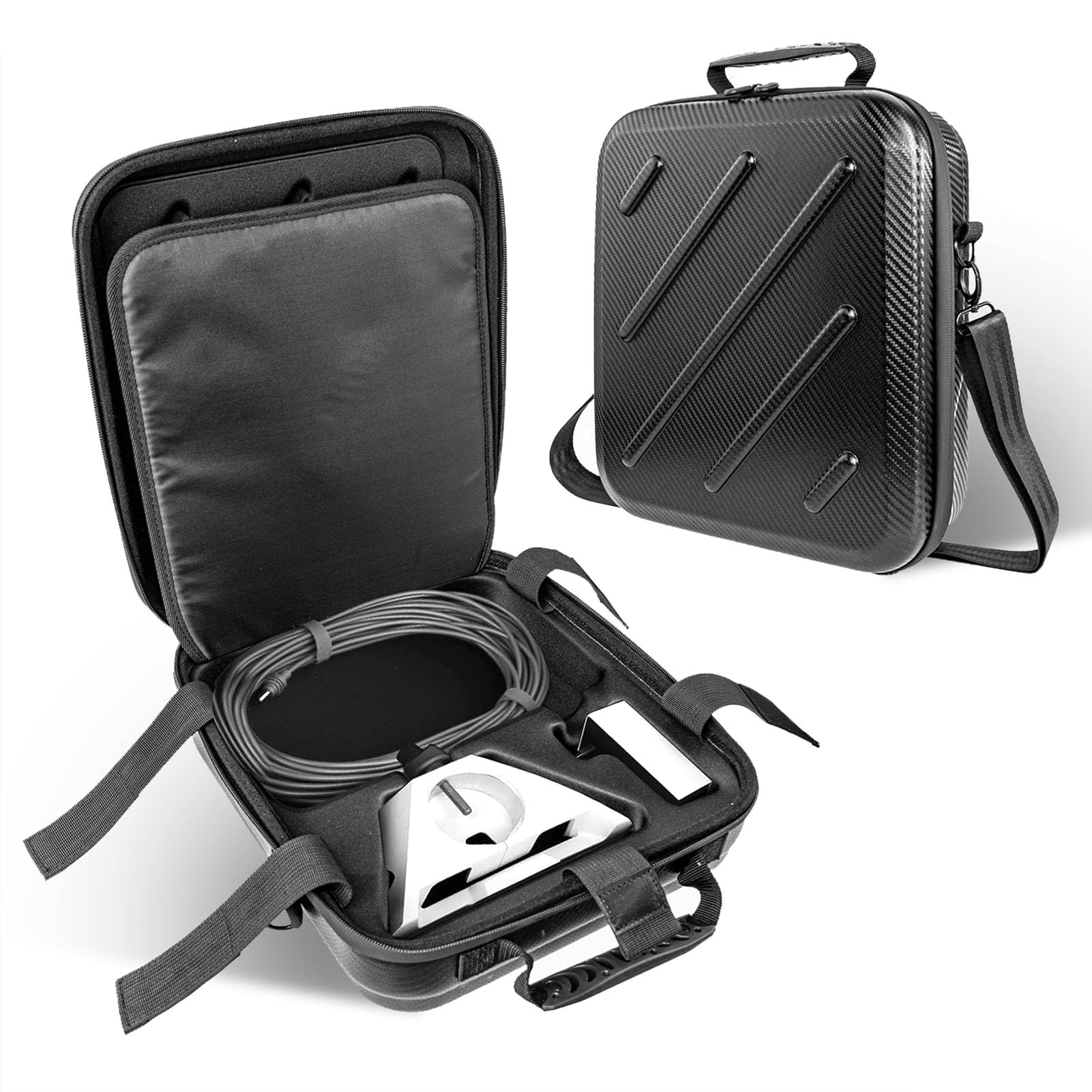 Kit de Platos Que Lleva Estuche Protector Estuche de Viaje con Absorción de Impactos a Prueba de Agua para Fácil Transporte