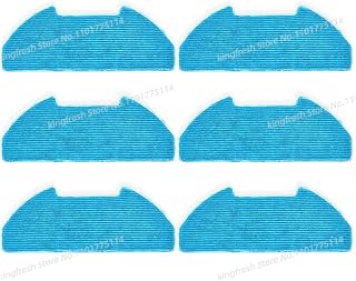 Parts Mop Cloth for SmartAI S8 Pro,for Redroad R10,for Redkey R10,for bObsweep UltraVision/Dustin/Dustin Ultra/RC400,for iBoto Smart L935(6 Mop Pads)