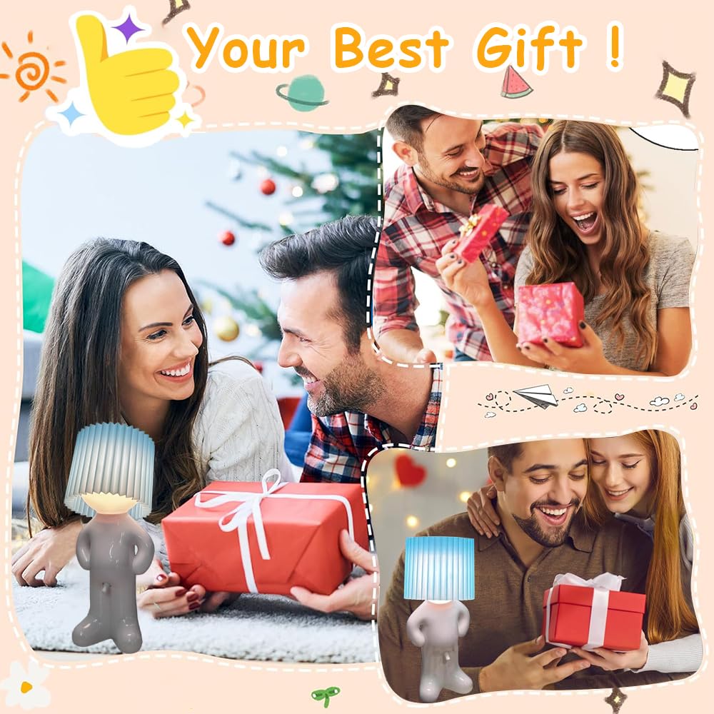 UNIMIW White Elephant Gifts for Adults Rechargeable Funny Lamps - Image 3