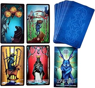 Witchy Cauldron Lepus Tarot, Modern Tarot, Oracle Cards, Bunny, Rabbit, Deviant, Tarot Cards with Guide Book (Basic Version)