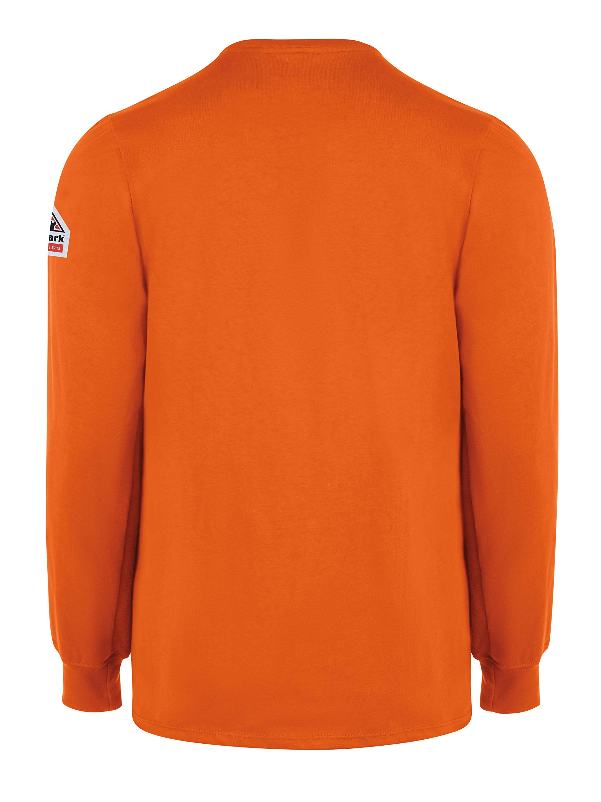 Bulwark męska koszulka Henley, ognioodporna, bawełna, długie rękawy, bez etykiety, 177 g