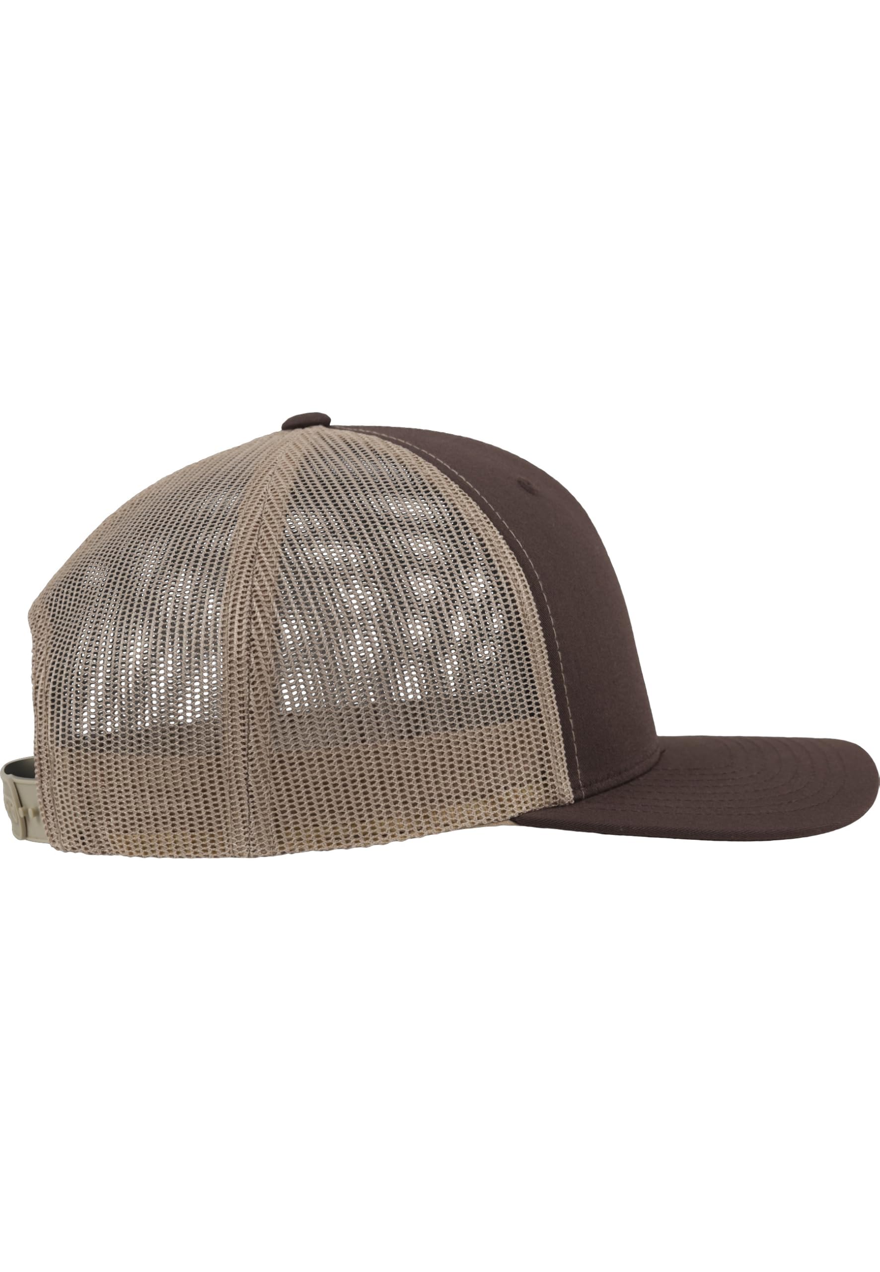 Flexfit Uniseks Retro Trucker Czapka, Brązowy/Khaki