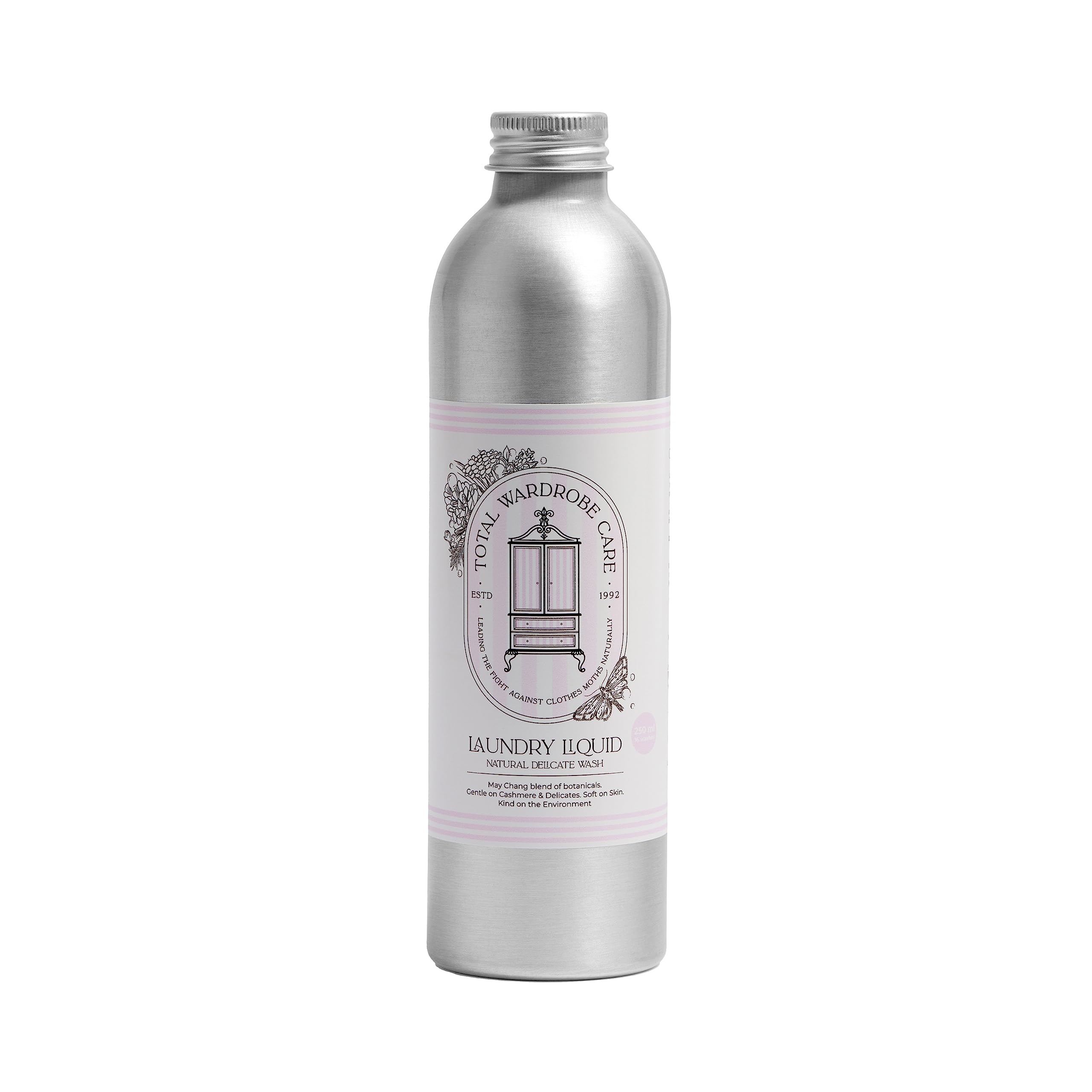 Total Wardrobe Care Laundry Detergent Liquid Natural Delicate Wash Protect Finest Cashmere and Wool With the Highest Eco Credentials (250ml) 16 Washes