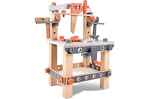 Toddler Tool Workbench Pretend Play Workshop for 1-3 Years Old