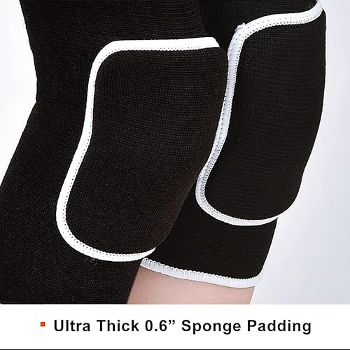 Miniatura 3 de YCYU Rodilleras de compresión de voleibol, rodilleras protectoras para hombres y mujeres, rodillera suave y transpirable para bailarines,