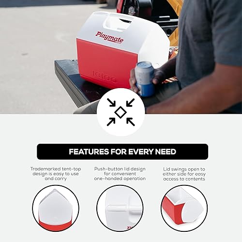 Miniatura 6 de Igloo Hielera Playmate Pal para almuerzo de 14-16 cuartos de galón Rojo,Azul/Blanco,https://www.amazon.com/dp/undefined