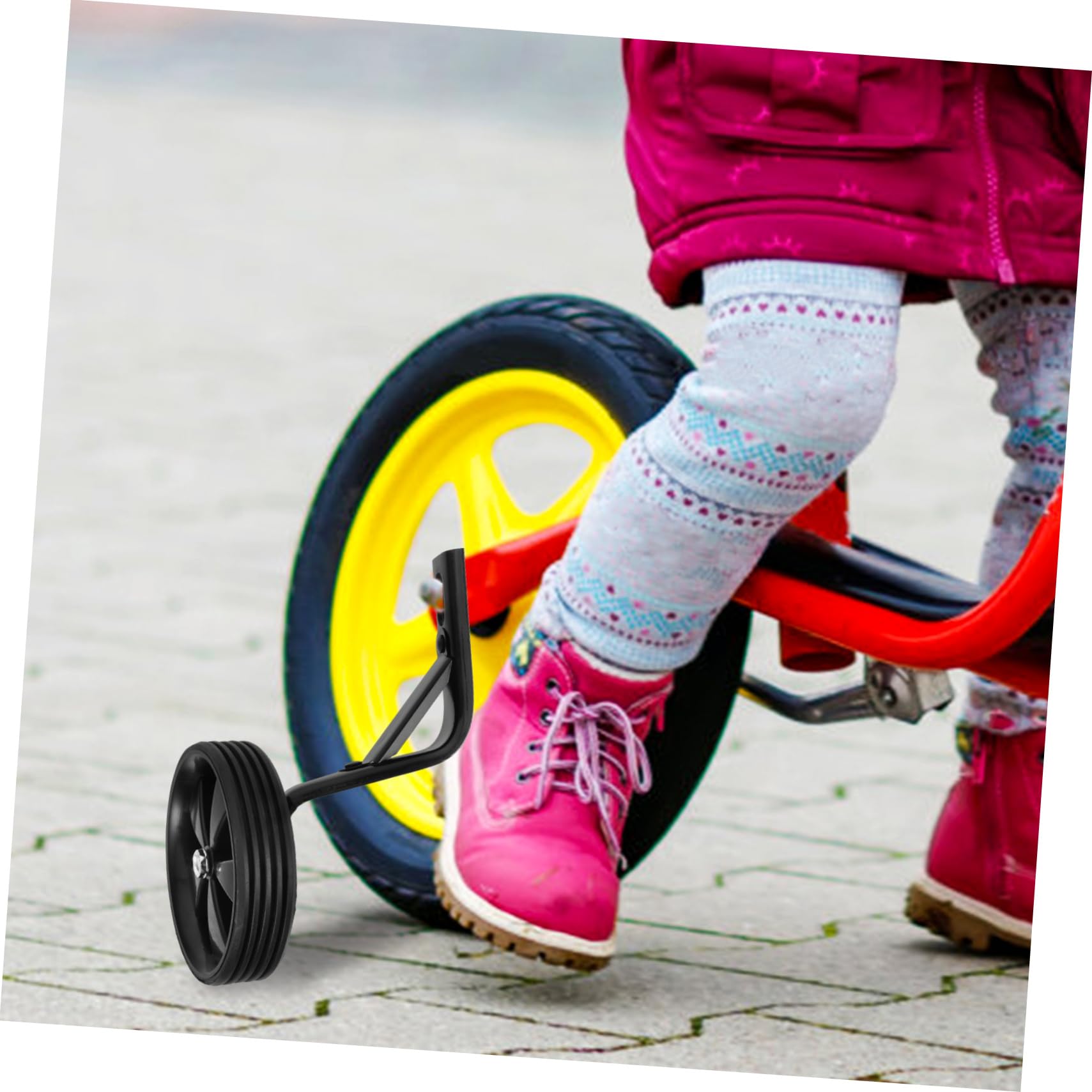 Toyvian Ruote Stabilizzatrici per Biciclette per Accessori per Bici Ruote Laterali Antiscivolo e Silenziose Resistente e Duraturo Sviluppo e Sicurezza per Ciclisti