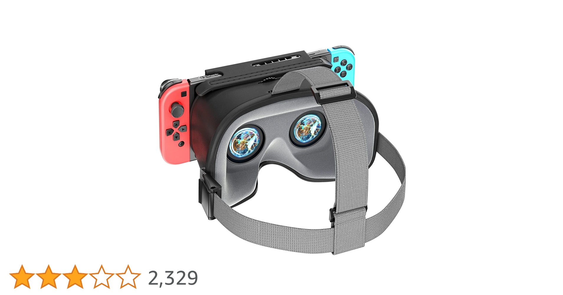 Adjustable VR Headset for Nintendo Switch & OLED - Upgraded HD