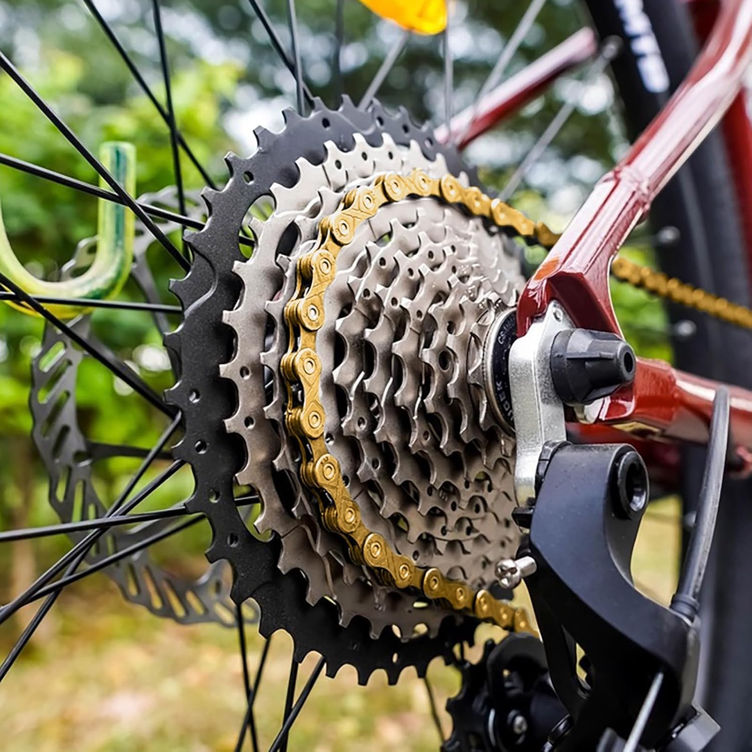 Amazon.co.jp: MOHEGIA 自転車チェーン 6/7/8速：1/2 x 3/32インチ 116 
