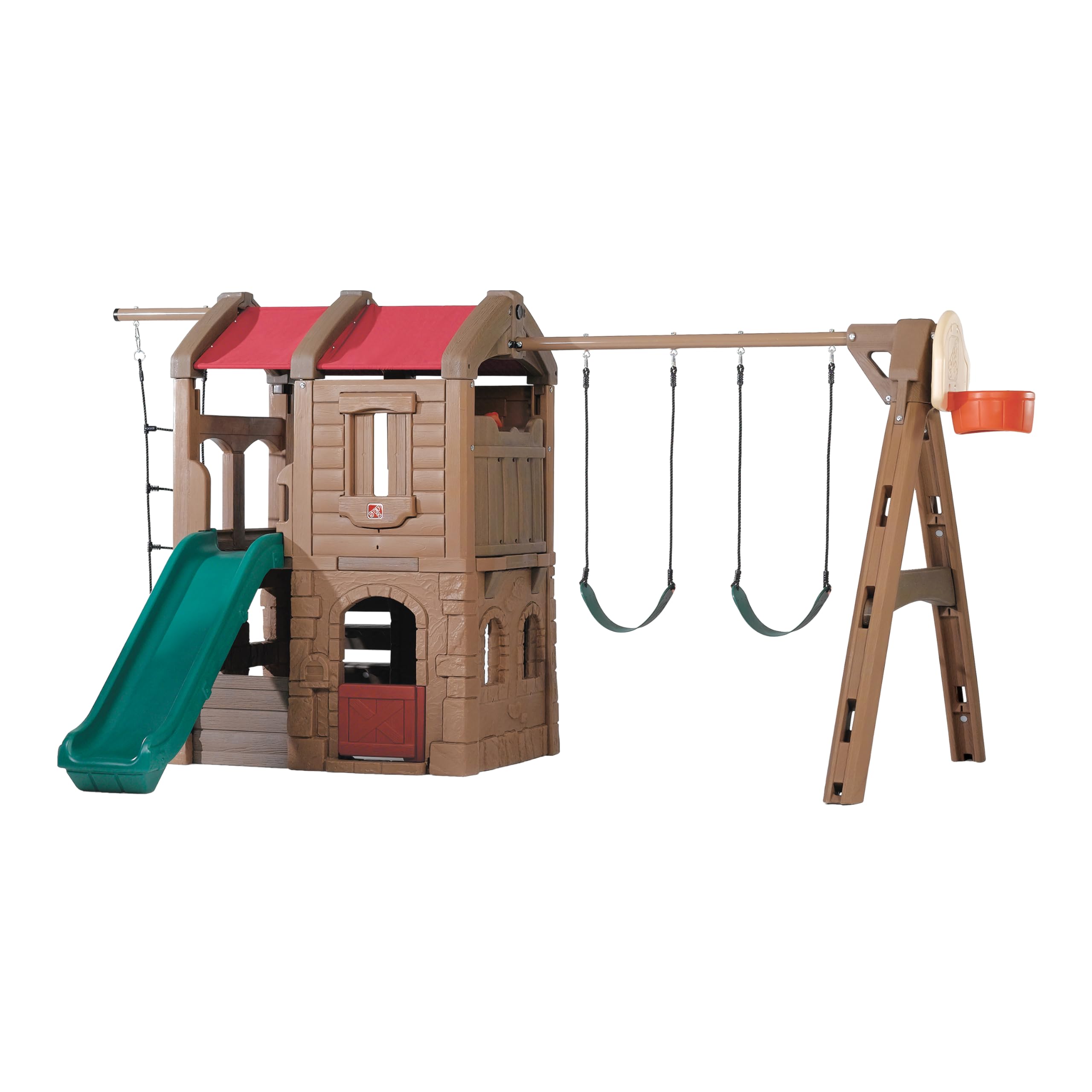 Step2 Naturally Playful Adventure Lodge Swing Set and Play Center