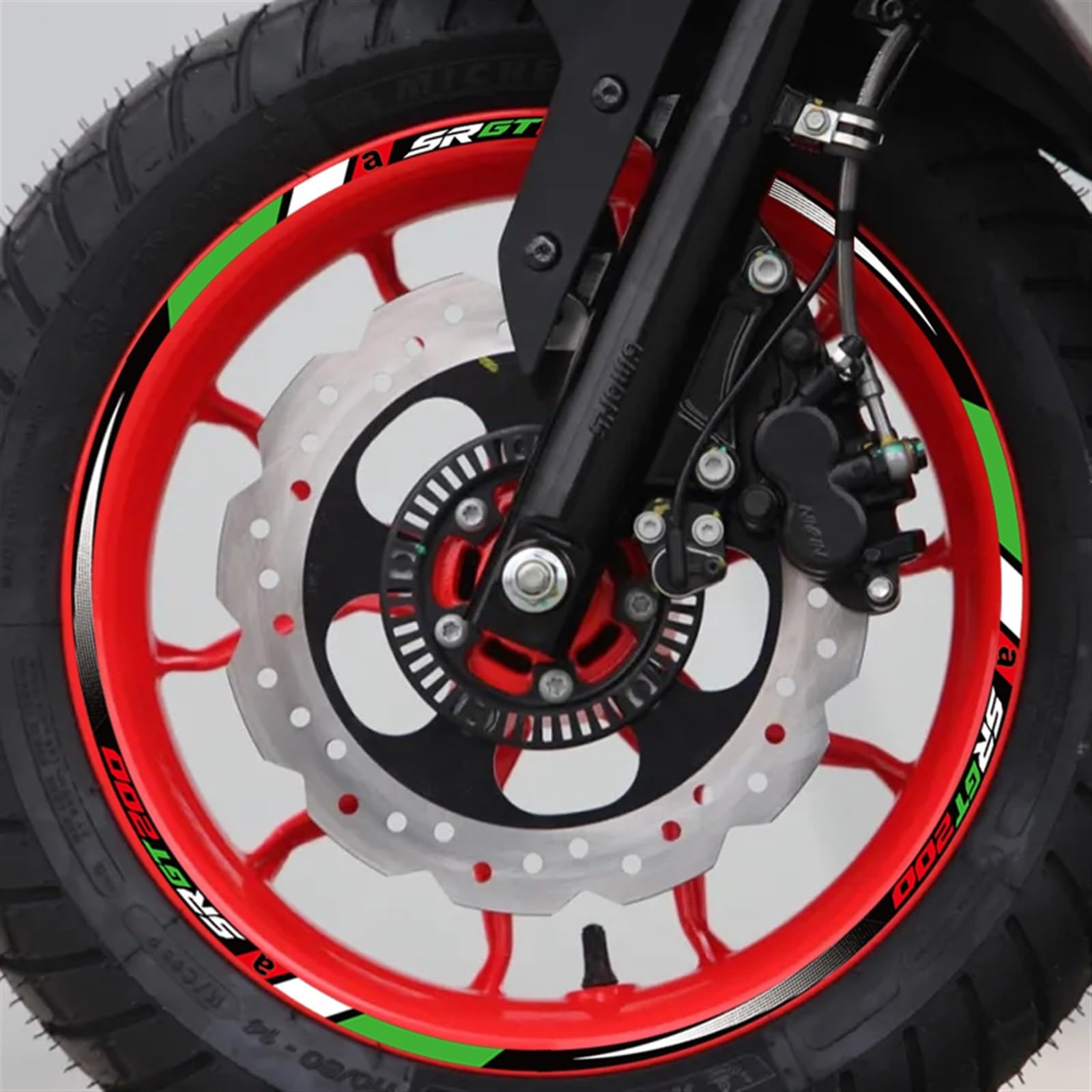 Mooi en duurzaam Motorfiets Velg Sticker Voor SRGT200 SR GT 200 2023