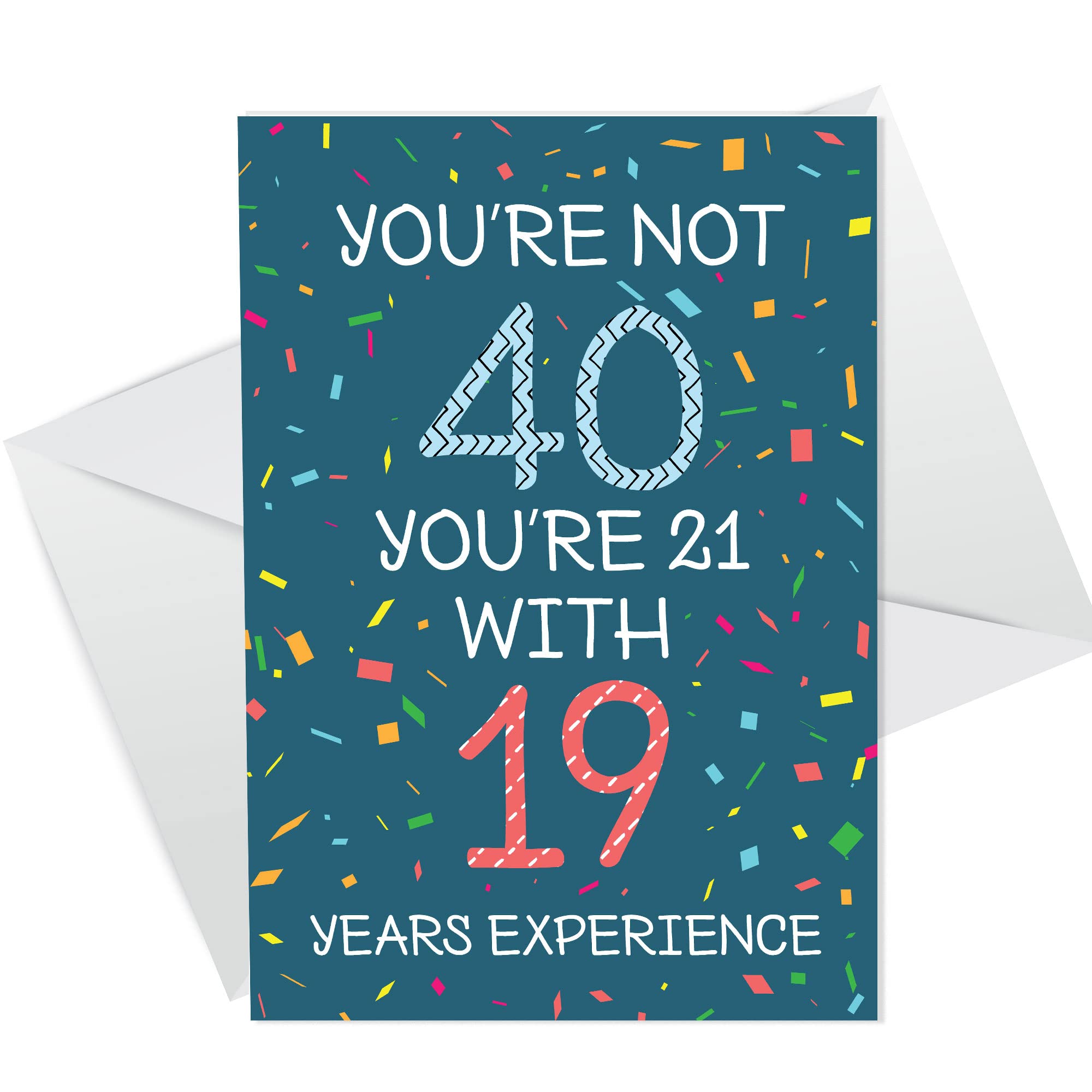 Quirky Funny 40th Birthday Card Novelty Friend Mum Dad Auntie Uncle Brother Sister