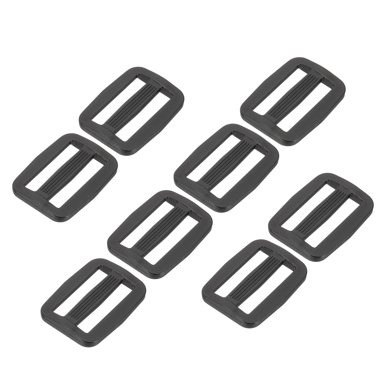PATIKIL Fibbia Scorrevole a Tre Fori in Metallo 25mm, 8 pz Regolatori in Lega Zinco per Cinghie Fissaggio per Borse Cinture Collari Cani Imbracature Zaini, Rame