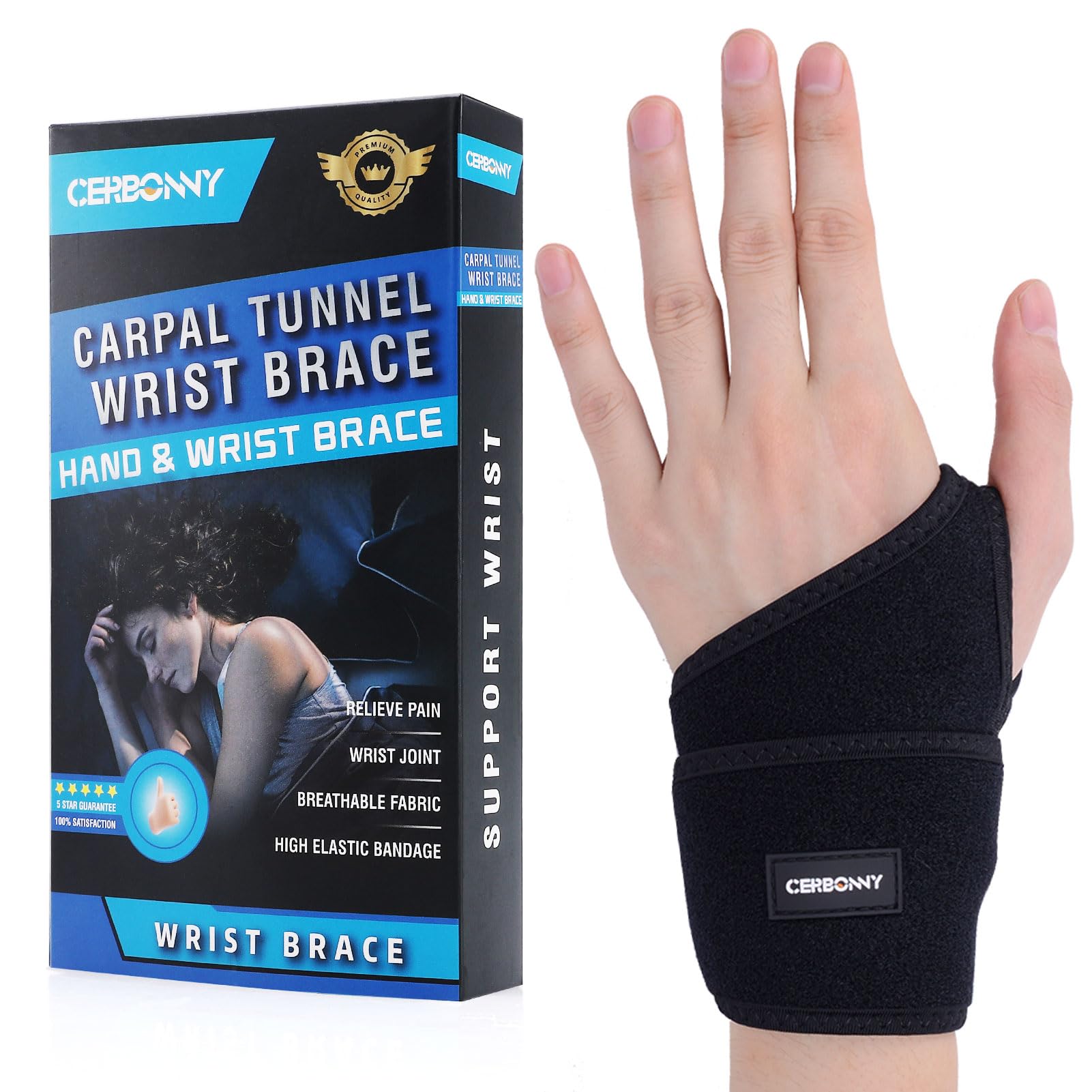 Carpal Tunnel Brace - Pain Relief Wrist Support -7 Carpal Tunnel Brace - Pain Relief Wrist Support -7