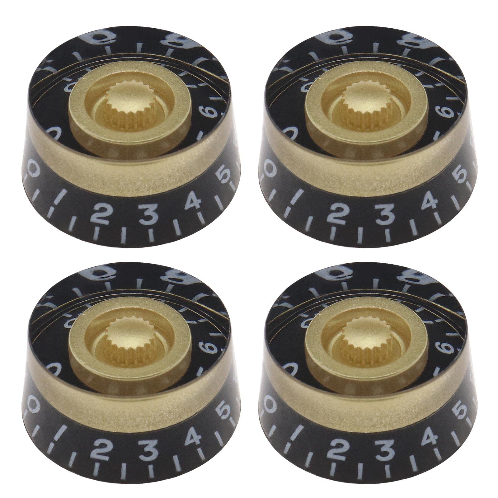 4Pcs 6mm Guitar Control Knobs Replacement Compatible with Gibson Compatible with Les Paul Compatible with Epiphone Style Electric Guitar Accessories