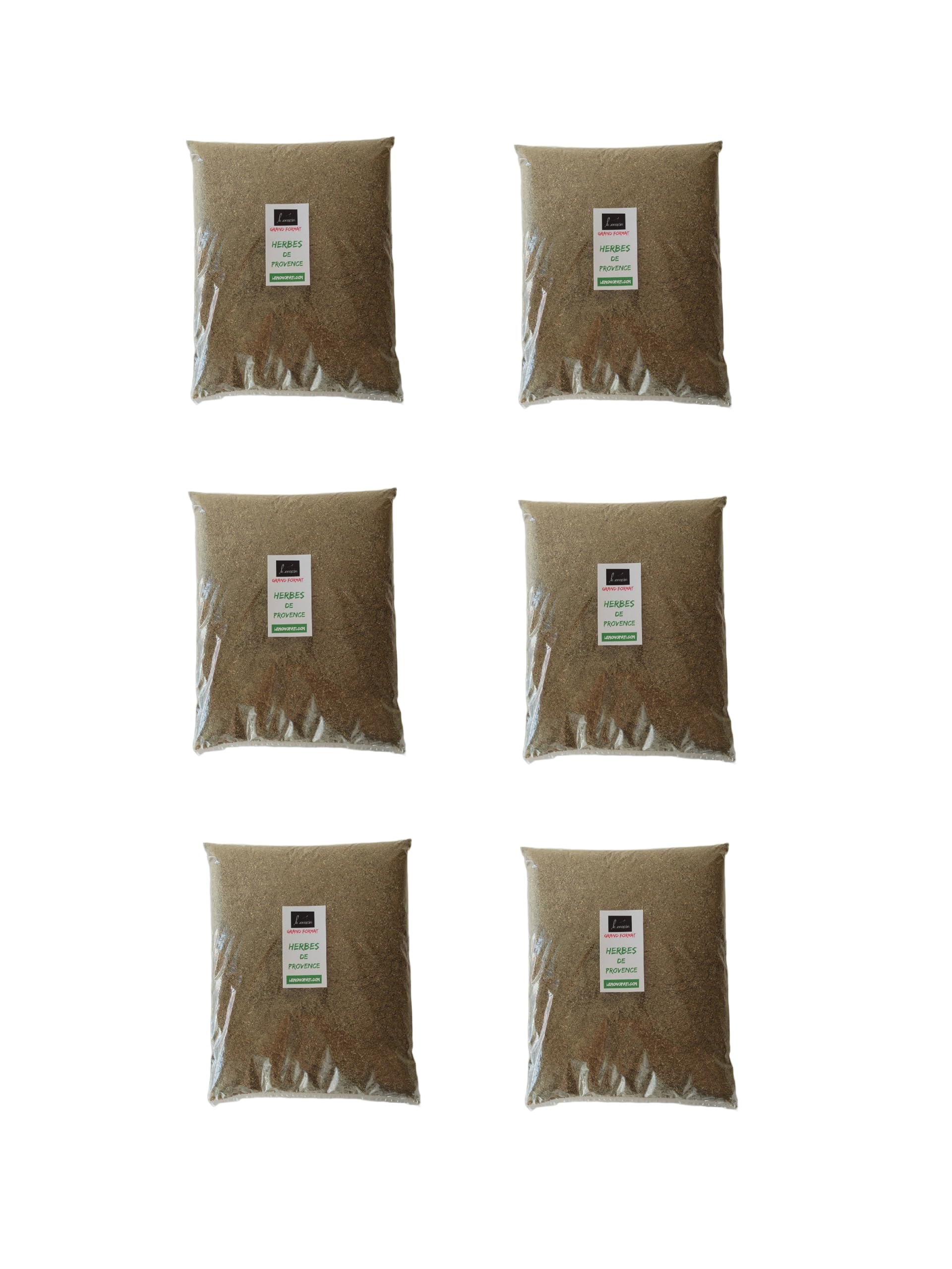 Marque française indépendante | Petite entreprise familiale | Herbes de Provence 1,5 kg (6x250g) | Le Monopati Grand Format | Poudre ou broyé (selon le lot) | Produit Importé | Sans conservateurs