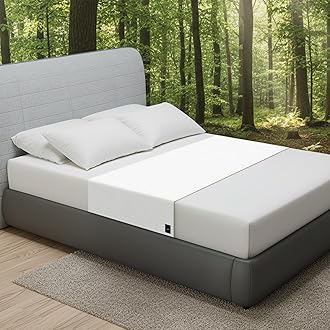 Grounding Sheets,Grounding Bedsheet,Organic Cotton + Silver Fiber,Grounding Sheets Sleeping Earth Grounded Mat, with Cord(White,35 * 90IN)