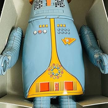 ビリケン商会　ハック　キャプテンウルトラ　ブリキ　玩具　青 ビリケン商会 ハック キャプテンウルトラ シルバー ブリキ玩具