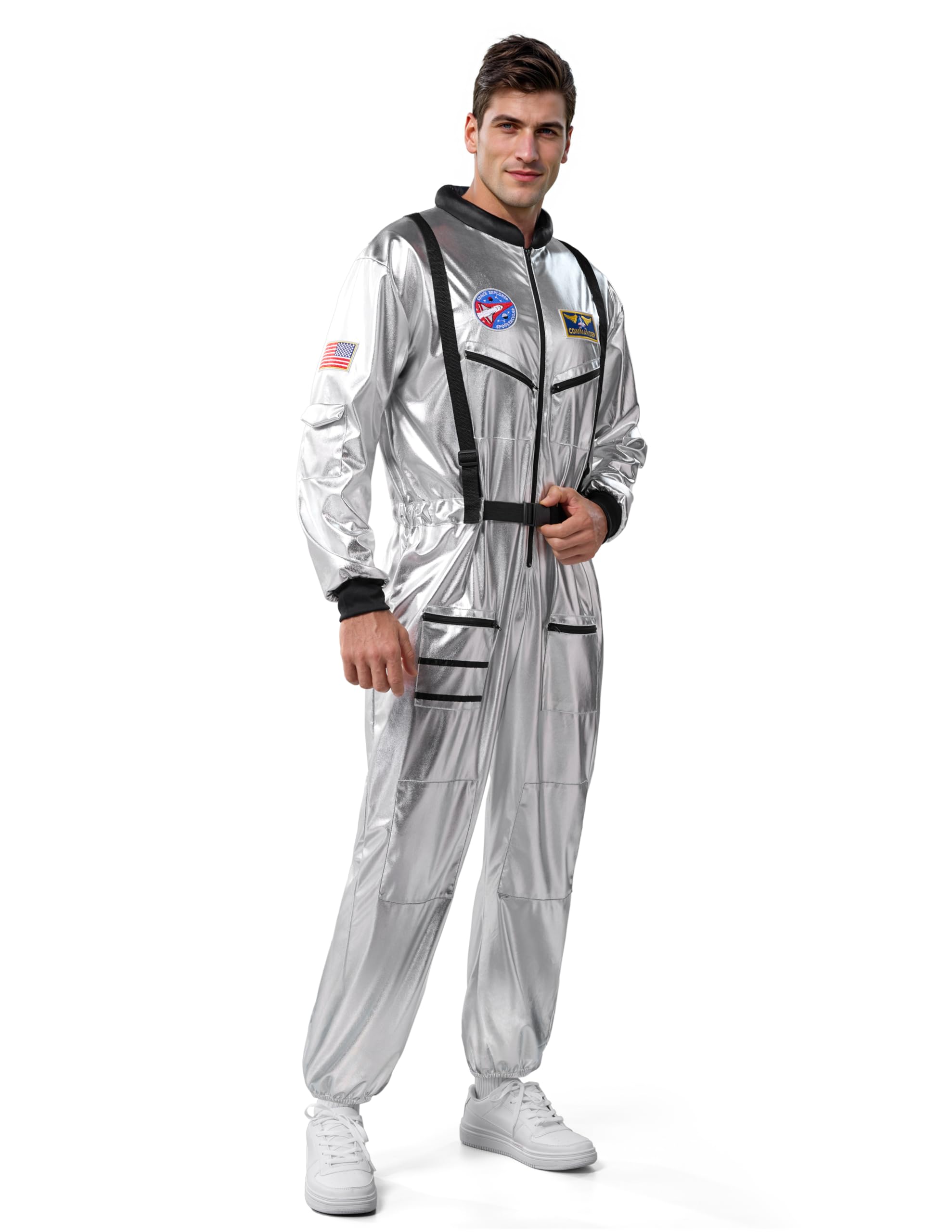 Spooktacular Creations Halloween Astronaut Costume Adult Men - Image 3