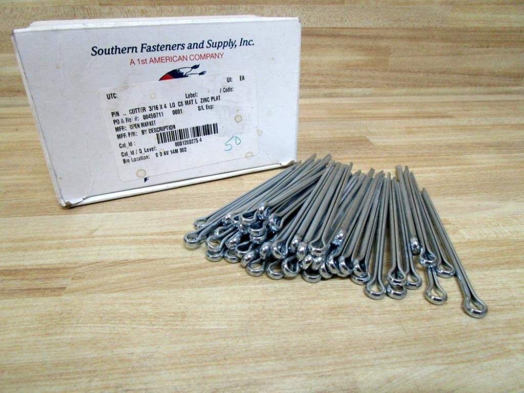 Southern Fasteners PL316042 Cotter Pin PL316042 (Pack of 50
