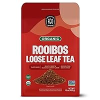 Vista 61 de FGO Té de rooibos orgánico, bolsitas de té ecológicas, 100 unidades, el embalaje puede variar (paquete de 1)