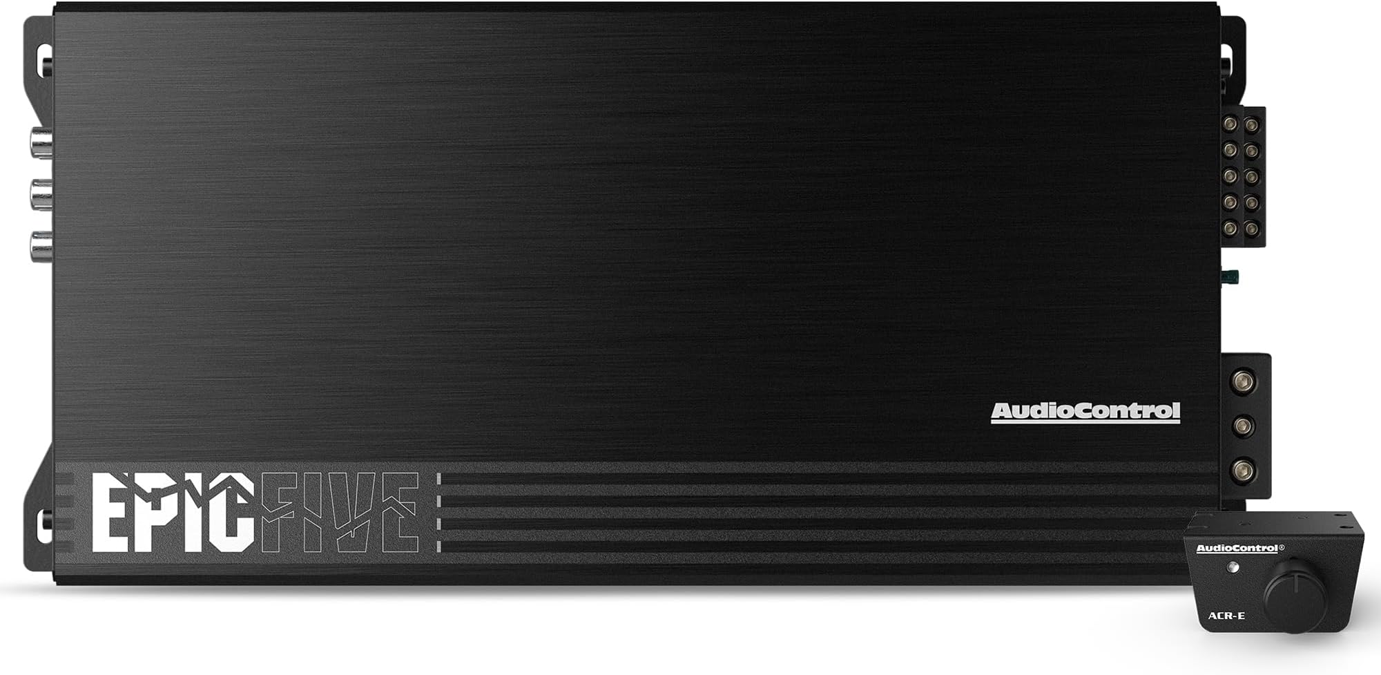 EPICFIVE 5-Channel Amplifier Car Audio 1100W RMS, Compact Digital Class D, Includes Bass Knob, High/Low Pass & Subsonic Filter, Epic Bass Boost, Smart Auto Protection, Epicenter Link
