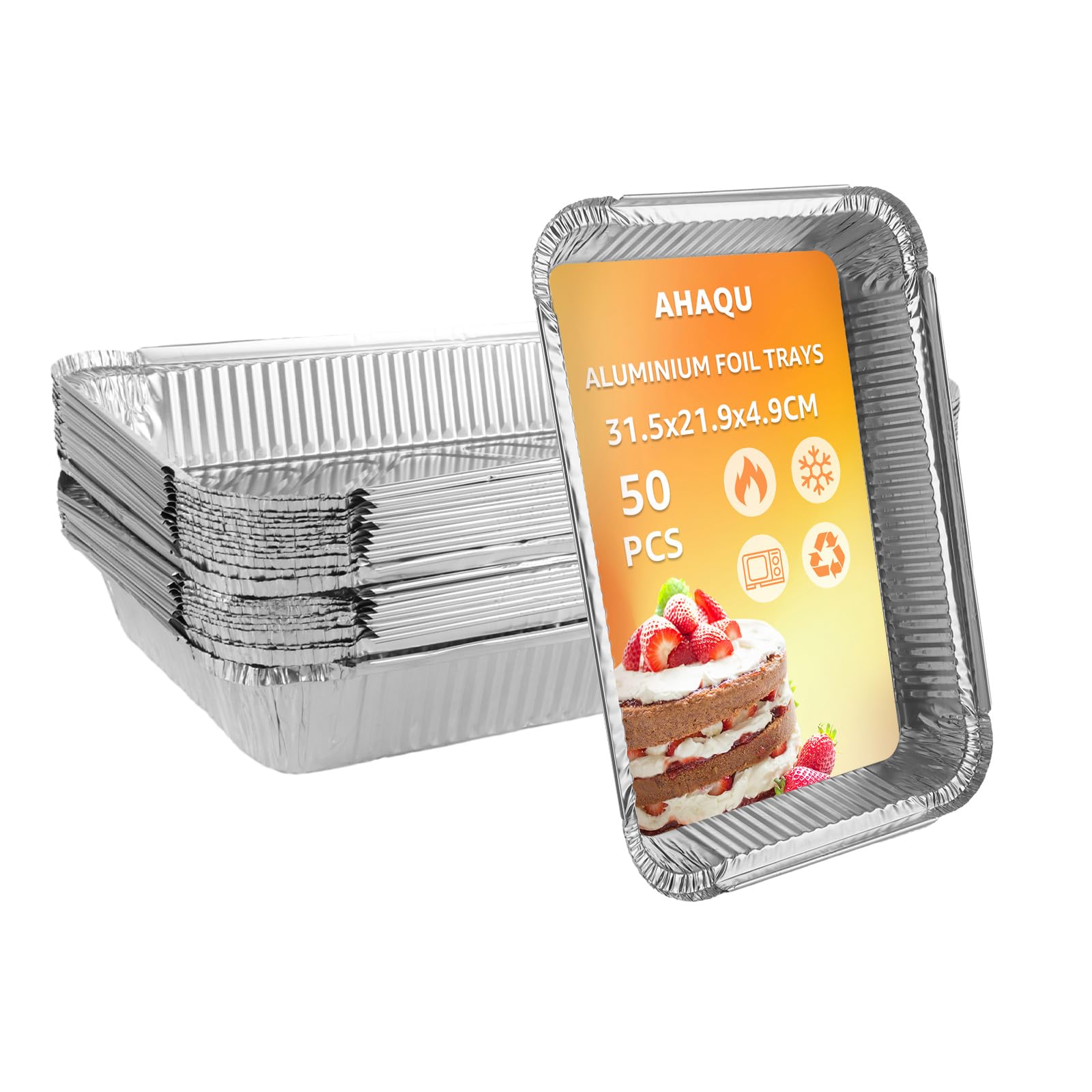 Bandejas desechables para asar de aluminio que evitan limpiar el horno