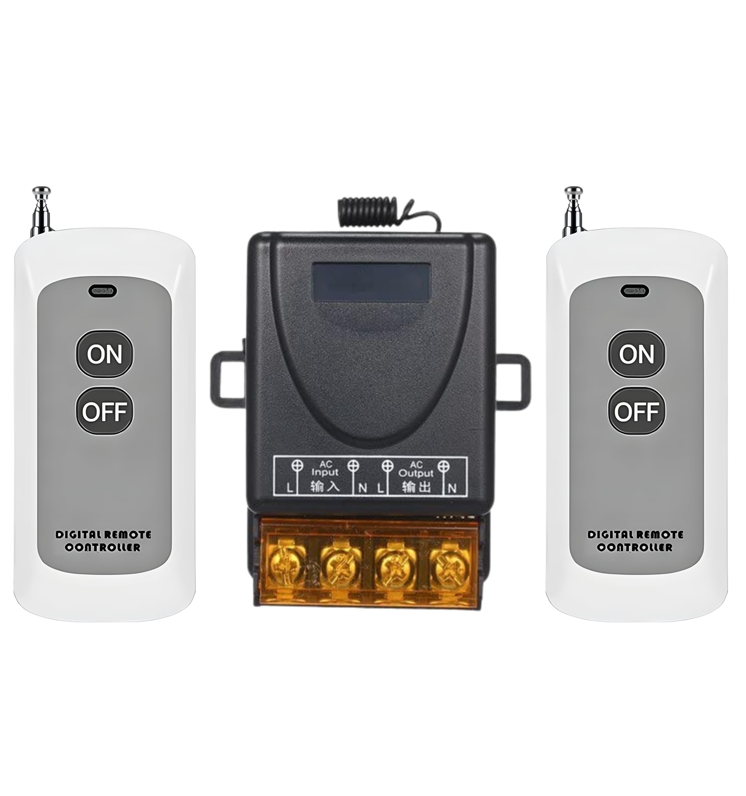Roboway 433MHz RF Wireless Switch | 1 Channel AC 85–220V Receiver with EV1527 2-Button Remote | Long Range Wireless Light & Fan Control Relay Module | Home Automation Kit (2 Remote and 1 Receiver)-image-25