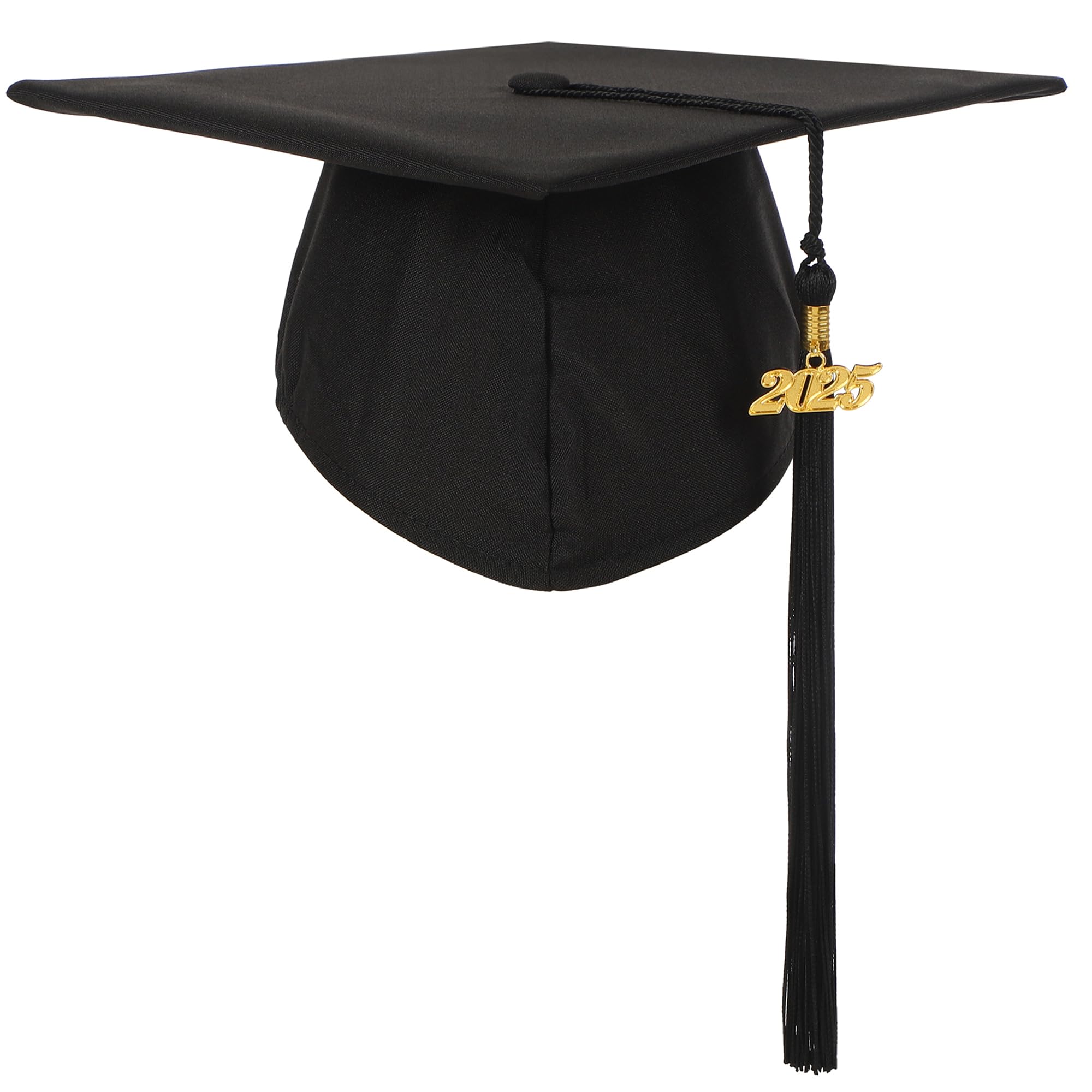 Unisex Adult Matte Graduation Cap with Tassel Year Charm