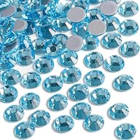 Vista 71 de Beadsland Hotfix - 2880 diamantes de imitación de cristal con parte trasera plana para manualidades, ropa, decoraciones de bricolaje, cristal AB