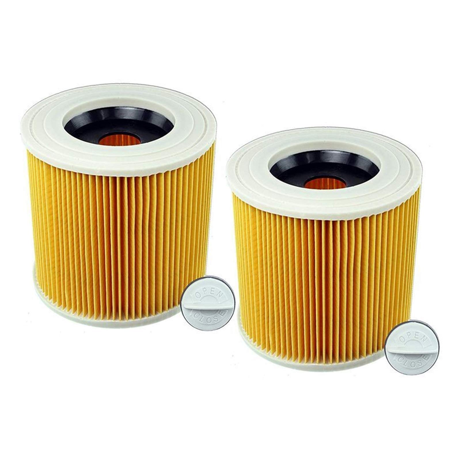 Replacement Cartridge Filter Fit for Karcher WD2200 WD2240 A2200 VC6200 Wet & Dry Vacuum Cleaners (Color : As Shown) (Color : As Shown) Vacuum Cleaner Parts (Color : As Shown)