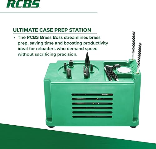 Miniatura 7 de RCBS 90390 120-240 VAC Brass Boss (Us EU Aus UK) Trim Mate Case Prep Centers
