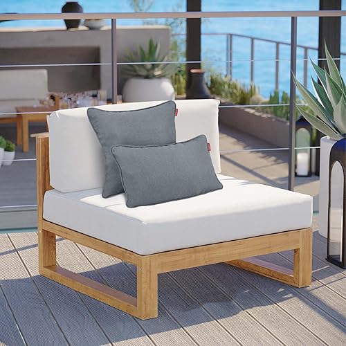 Miniatura 5 de Pcinfuns Almohadas lumbares para exteriores e interiores, almohada mullida repelente al agua, cojines lumbares decorativos para patio, hogar, sofá,