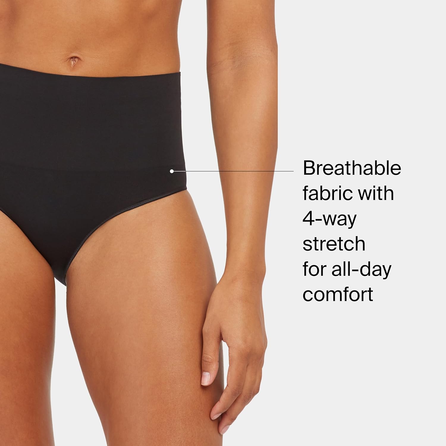 SPANX SPANXshape Everyday Shaping Brief - Core Control Shapewear Underwear - Invisible Under Clothes - Seamless Design - Image 3