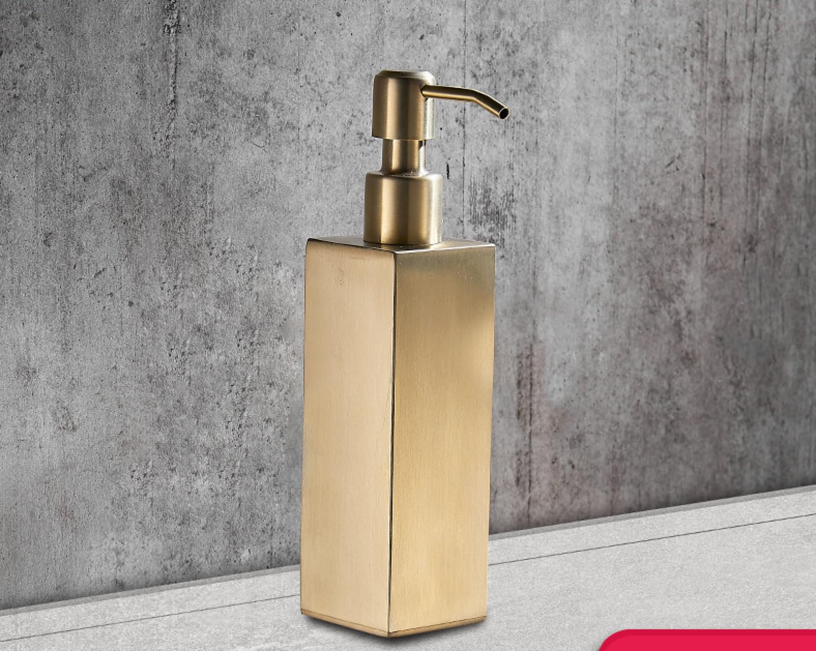 Dispenser di sapone quadrato in acciaio inossidabile che lava il distributore di sapone del telefono cellulare, distributore di sapone rotondo appeso alla parete spazzolato