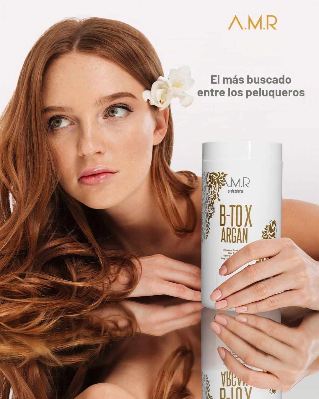 BTOX ARGAN AMR Professional Cuidado Profundo reparador intenso para cabello muy dañado (1 kg)