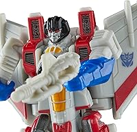 Vista 3 de Transformers Toys Studio Series Core Bumblebee Starscream, figura de acción de conversión de 3.5 pulgadas, 8+