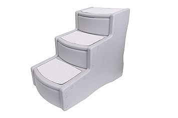 Pet Gear Easy Step III Pet Stairs, Essential Grey (PG9730EG), for Pets up to 150 pounds