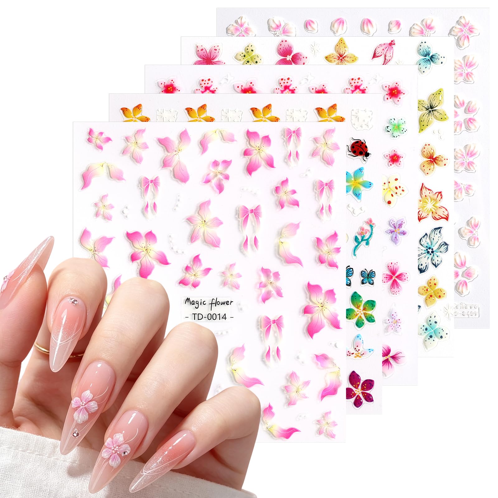 MelodySusie 5D Nail Art Stickers